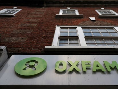 Uma sede da Oxfam em Londres.