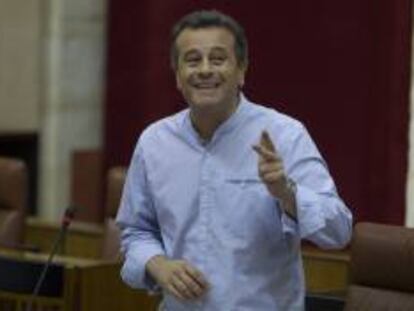 El portavoz parlamentario de IULV-CA, José Antonio Castro. EFE/Archivo