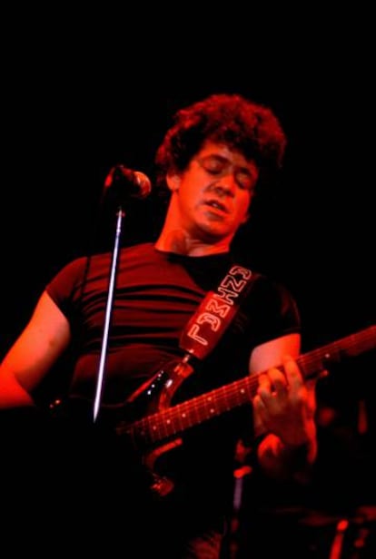 Lou Reed, en una actuación de 1980, el mismo año que ocurrió el 'Motín del Mosca'.