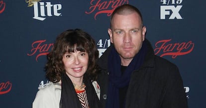 Eve Mavrakis y Ewan McGregor, el pasado mes de abril en Nueva York.