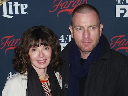 Eve Mavrakis y Ewan McGregor, el pasado mes de abril en Nueva York.