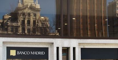 Sede social de Banco Madrid. 