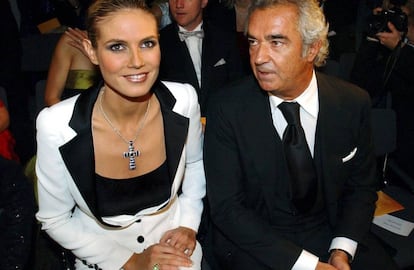 Heidi Klum y Flavio Briatore, en octubre de 2003.