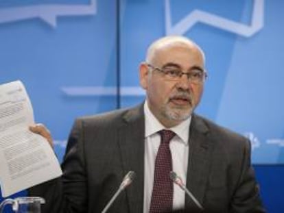 El portavoz parlamentario del PSE-EE, José Antonio Pastor. EFE/Archivo