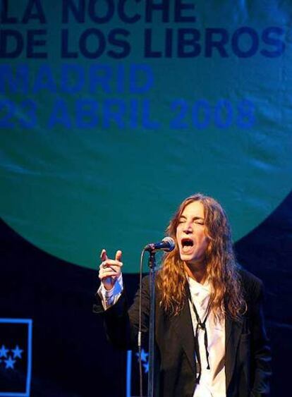 La cantante Patti Smith.