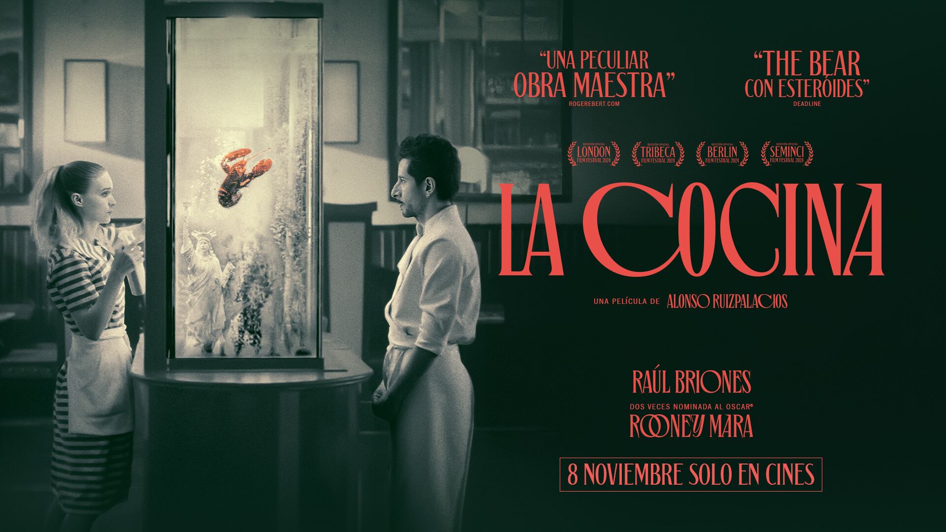 Cartel promocional de la película 'La cocina', en cines el 8 de noviembre.