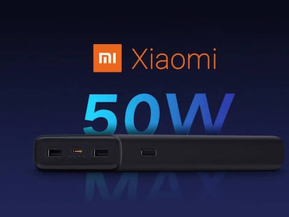 Xiaomi lanza una batería externa con carga ultra rápida por menos de 40€