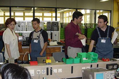 Alumnos del instituto San José Artesano, de Burgos, hacen prácticas en una empresa en Colonia (Alemania).