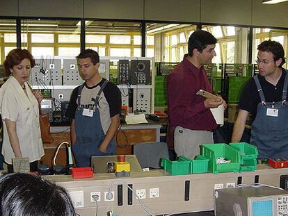 Alumnos del instituto San José Artesano, de Burgos, hacen prácticas en una empresa en Colonia (Alemania).