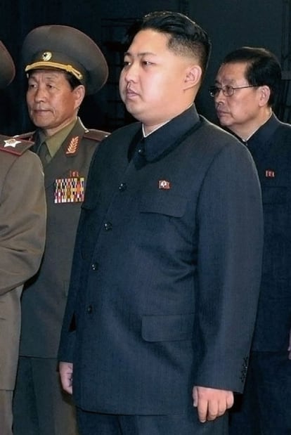Kim Jong-un, hijo y heredero del líder norcoreano Kim Jong-il, en octubre.