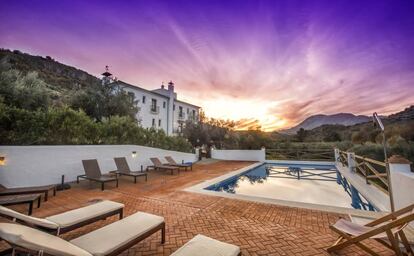 La piscina y hotel de Casa Olea (Córdoba).