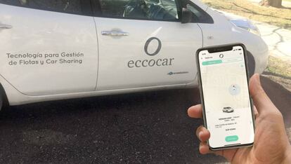 Eccocar cuenta con una plataforma de carsharing para gesti&oacute;n de flotas.