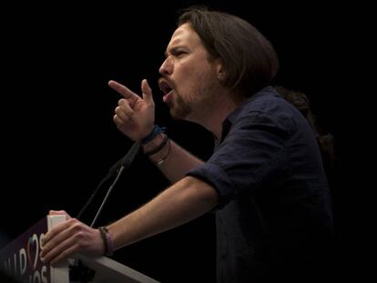 El candidato de Podemos, Pablo Iglesias.