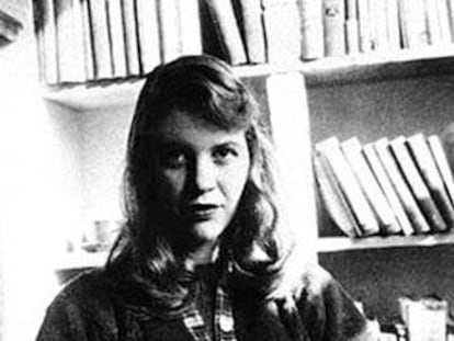 La poeta estadounidense Sylvia Plath.