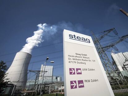 Una central el&eacute;ctrica de la compa&ntilde;&iacute;a Steag en Duisburg, Alemania. La compa&ntilde;&iacute;a quiere cerrar la mitad de sus centrales el&eacute;ctricas que supondr&iacute;an el despido de 1000 empleados en Alemania.