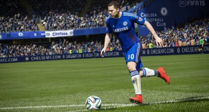 &#039;Fifa 15&#039;, uno de los cuatro videojuegos de arranque para la Liga Playstation. 