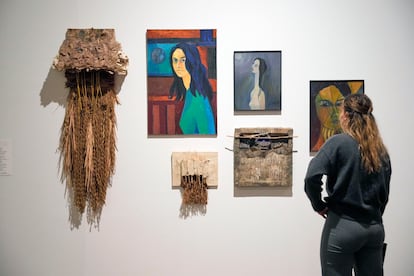 Una obra de Marta Palau al Museu Tàpies.