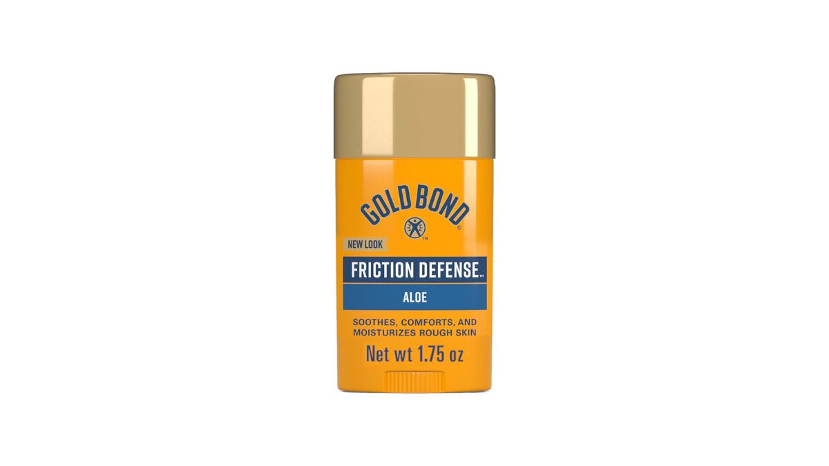 Barra antirrozaduras Gold Bond Friction Defense.