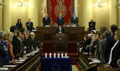 Minuto de silencio en memoria de las víctimas del Holocausto este viernes en el Senado.