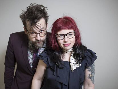 Matt Fraction y Kelly Sue DeConnick en Barcelona.