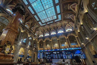 Vista de la Bolsa de Madrid.