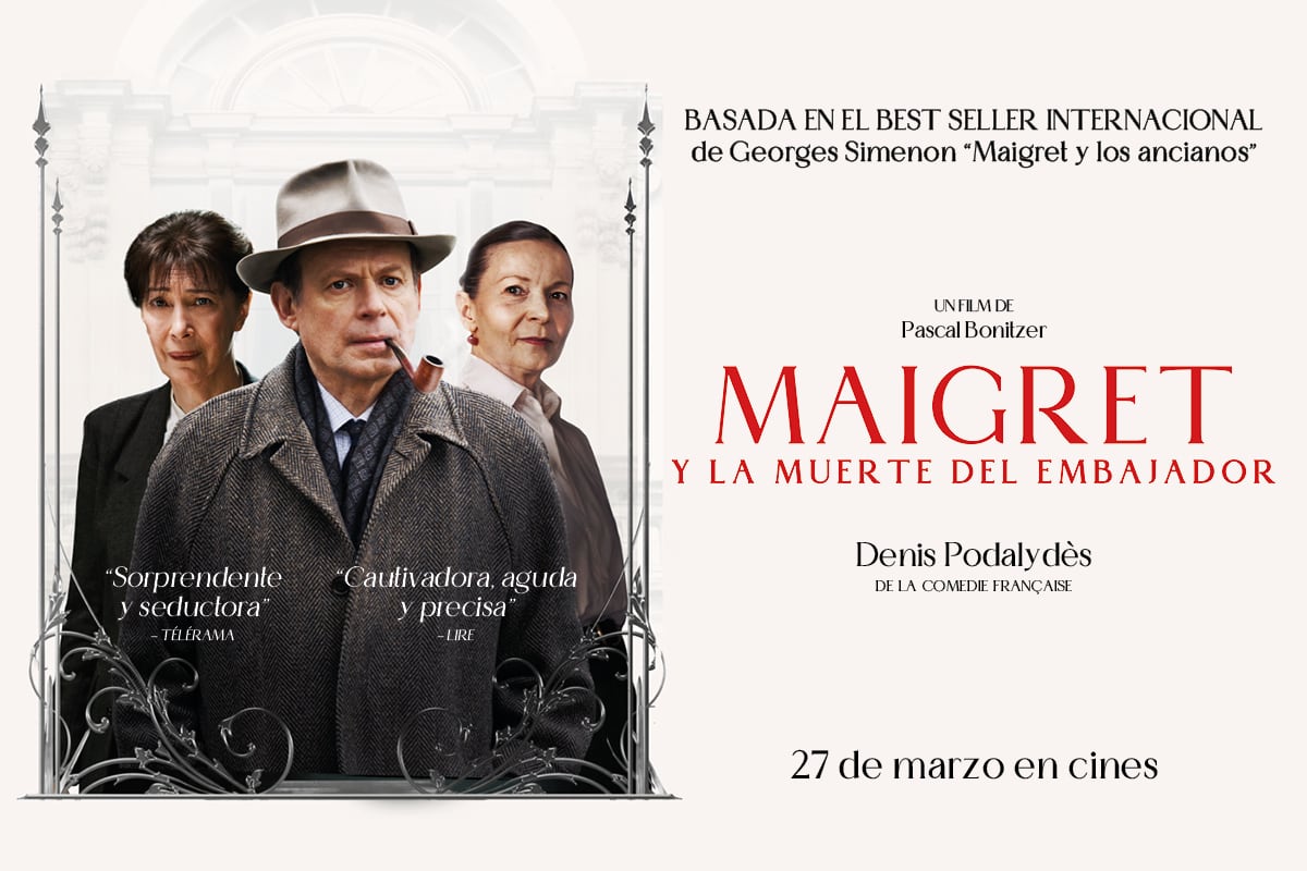 Cartel promocional de 'Maigret y la muerte del embajador'.