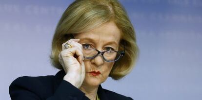 Danièle Nouy, presidenta del Mecanismo Único de Supervisión Bancaria.