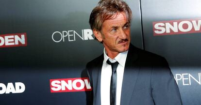 Sean Penn, en el estreno de 'Snowden' en Nueva York.
