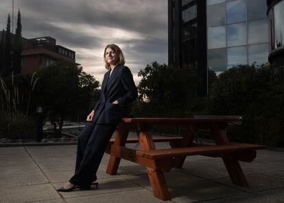 Helena Viñes, en la sede de la CNMV, en Madrid. 