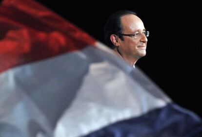 El candidato socialista francés, François Hollande.