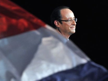 El candidato socialista francés, François Hollande.