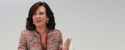 Ana Patricia Bot&iacute;n, presidenta de Santander