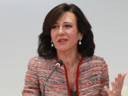 Ana Patricia Bot&iacute;n, presidenta de Santander