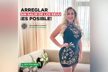 Alexandra Lozano en un promocional compartido en sus redes sociales.