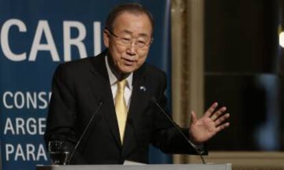 Ban Ki-Moon, en el CARI