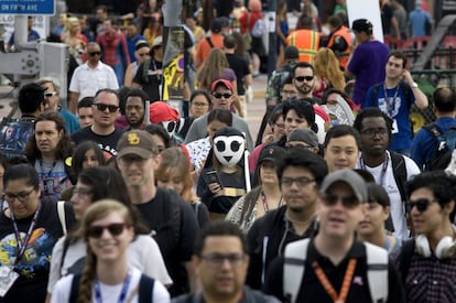 Asistentes a la Comic-Con de San Diego.