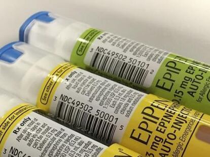 Inyecciones de EpiPen.