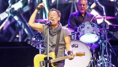 Concierto de Bruce Springsteen en el estadio Santiago Bernab&eacute;u de Madrid.