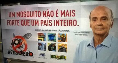 Campaña contra el zika en Brasil.