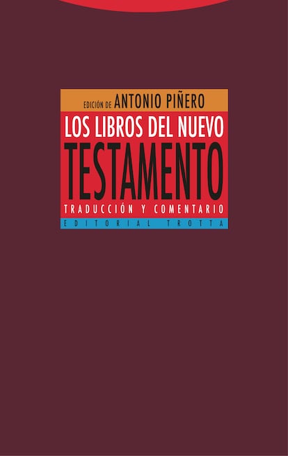 Portada de 'Los libros del Nuevo Testamento', edición de Antonio Piñero.