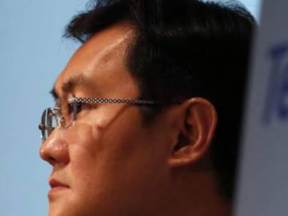 El presidente y consejero delegado de Tencent, Pony Ma Huateng.