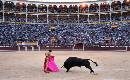 Miguel &Aacute;ngel Perera en las Ventas. 