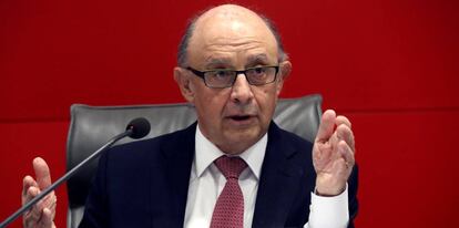 El ministro de Hacienda, Cristóbal Montoro.