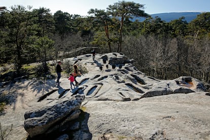 En total, la necrópolis cuenta con 166 tumbas y 16 nichos, todos ellos excavados en la roca.