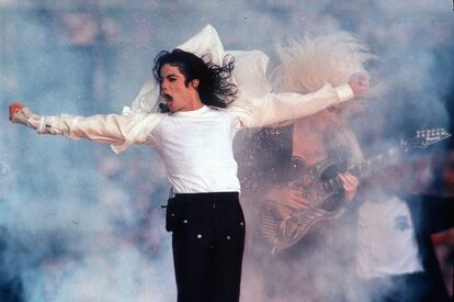 Michael Jackson en 1993. 