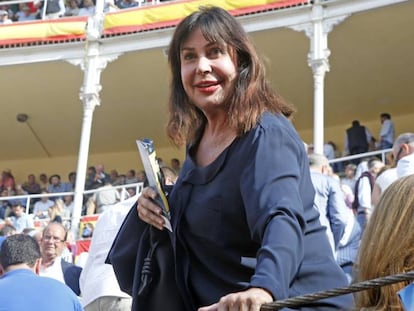 Carmen Martínez Bordiú durante la Feria de San Isidro 2018