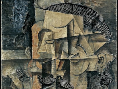 Una imagen del cuadro de Pablo Picasso Le poète, que regaló Maja Sthelin al Kunstmuseum de Basilea.