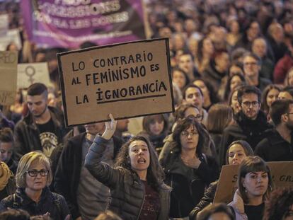 Manifestaci&oacute; del passat novembre contra la viol&egrave;ncia masclista.