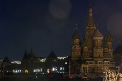 La Catedral de St.Basil en Moscú.