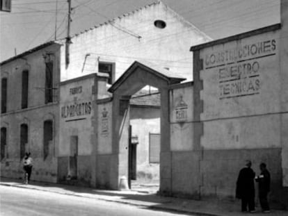 Una imagen de la antigua F&aacute;brica Nacional de Moneda y Timbre de Aspe.